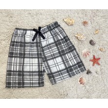 Betimoda  Pamuk Kadın Yüksek Bel Dört Mevsim Şort Pijama Pembe Panda