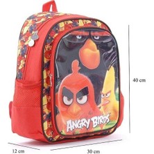 New Ay-Er Lisanslı Angry Birds Ilkokul-Ortaokul Çantası (Okul Çantası)