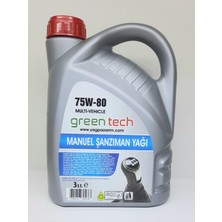 Greentech 75W-80 Manuel Şanzıman Yağı 3 Litre