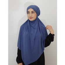R&S Modibone Sufle Hazır Baglamalı Peceli Büyük Esarp Hıjap Hac ve Umre Icın Uygun