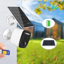 Wificam Plus 4g Sim Kartlı 1080P Sabit Solar Güneş Enerjili Kamera 3mp Yüksek Çözünürlük Ubox Türkçe Program
