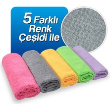 Cleanshe Klasik Seri Mikrofiber Temizlik Bezi 10'lu Set 40X40 Tüm Yüzeyler İçin Standart Bez