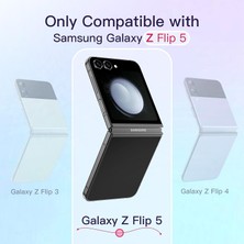 Voyo Galaxy Z Flip 5 Çift Parça Transparan Kapak Kılıf