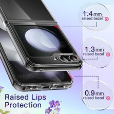 Voyo Galaxy Z Flip 5 Çift Parça Transparan Kapak Kılıf