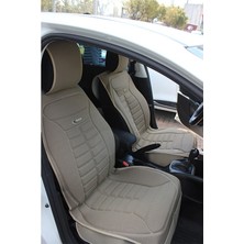 Fresh Start renault Fluence Uyumlu Lüx Oto Koltuk Minderi Ön Arka 5'li Set Star Five Serisi Bej