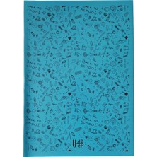 Artlantis 100 Yaprak Kareli Defter Plastik Kapak A-4 1 Adet Pp Kapak Büyük Boy Kareli Defter 100 Sayfa A4 Desenli Kapak