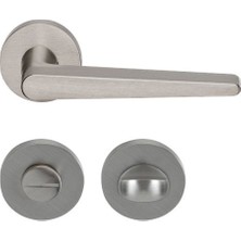 Hafele Kapı Kolu Seti Polly Wc Mat Nikel