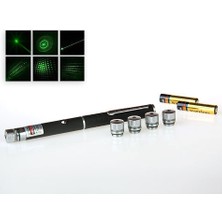 Grandzone Yeşil Lazer Pointer 100 Mw 15 Km Etkili (5 Başlıklı)