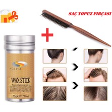 Sinka Stick Wax Saç Sabitleyici Hair 75GR Unisex Ultra Etkili + Topuz Fırça