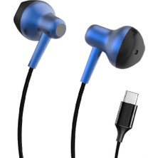 Linktech H678 Premium Type-C Mıknatıslı Kulak Içi Kablolu Kulaklık
