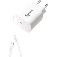 Smarty 20W Usb-C Hızlı Şarj Adaptörü ve Usb-C Lightning Kablo