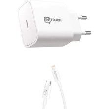 Smarty 20W Usb-C Hızlı Şarj Adaptörü ve Usb-C Lightning Kablo