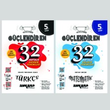 Ankara Yayıncılık 5.Sınıf  Türkçe + Matematik 32 Haftalık Güçlendiren Kazanım Denemesi Seti