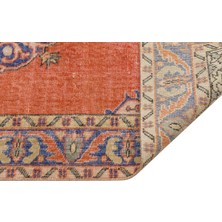 Sempati Halı Tarihi Işçilikle Üretilmiş Eskitme Halı 113 x 208 cm 10017