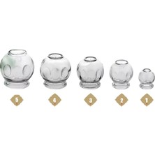 Naturachi Cam Masaj & Hacamat Kupası 5'li Set