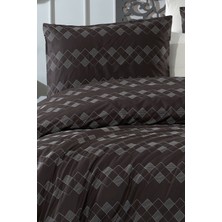 Evlen Home Collection Nakışlı Pamuk Lüks Kalite Nevresim Takımı Çift Kişilik Ospina 6 Parça Çeyizlik Set