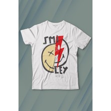 Kendim Seçtim Smile World Urban Street Culture Gülen Surat Baskılı Tişört Çocuk T-Shirt
