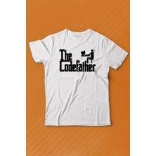 Kendim Seçtim The Codefather Godfather Bilgisayar Code Korsan Hacker Yazılımcı Baskılı Tişört Çocuk T-Shirt