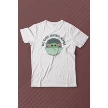 Kendim Seçtim Baby Yoda The Mandalorian Star Wars Bebek Yoda Baskılı Tişört Çocuk T-Shirt