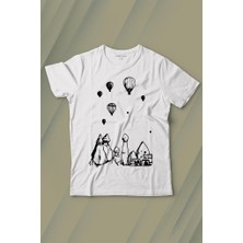 Kendim Seçtim Kapadokya Nevşehir Peri Bacaları Cappadocia Baskılı Tişört Çocuk T-Shirt