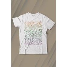Kendim Seçtim Minimal Drawing Çizim Geometrik Renk Baskılı Tişört Çocuk T-Shirt