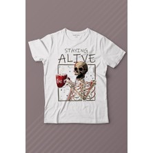 Kendim Seçtim Kuru Kafa Kahve Coffee Baskılı Tişört Çocuk T-Shirt