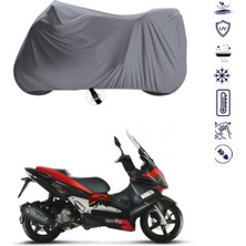 Teksin Aprilia Sr Max 300 Motosiklet Brandası 4 Mevsim Su Geçirmez Motor Brandası