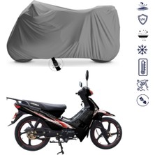 Teksin Arora Ar 50-50 Kasırga Motosiklet Brandası 4 Mevsim Su Geçirmez Motor Brandası