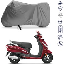 Teksin Hero Duet 125 Çantalı Motosiklet Brandası 4 Mevsim Su Geçirmez Motor Brandası