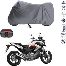 Teksin Honda Nc 700 Dc Çantalı Motosiklet Brandası 4 Mevsim Su Geçirmez Motor Brandası
