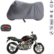 Teksin Honda Vtr 250 Çantalı Motosiklet Brandası 4 Mevsim Su Geçirmez Motor Brandası