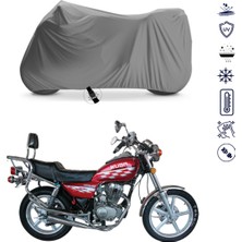 Teksin Kuba KB150-7B Çantalı Motosiklet Brandası 4 Mevsim Su Geçirmez Motor Brandası