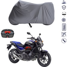 Teksin Honda Nc 750 S Çantalı Motosiklet Brandası 4 Mevsim Su Geçirmez Motor Brandası