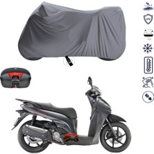 Teksin Honda Sh 300 Çantalı Motosiklet Brandası 4 Mevsim Su Geçirmez Motor Brandası