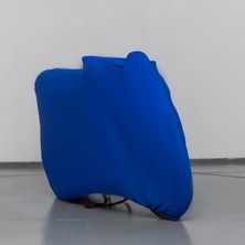 Teksin Kymco Agility City 125 Motosiklet Brandası Mavi Penye Örtü Motor Brandası