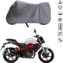Teksin Benelli Tnt 25 Çantalı Motosiklet Brandası 4 Mevsim Su Geçirmez Motor Brandası