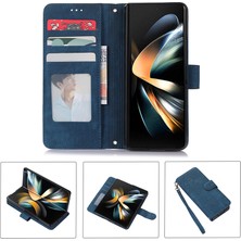 Qichengda Samsung Galaxy Z Fold 4 Için Uygun Çapraz Açıklık Cep Telefonu Kılıfları (Yurt Dışından)