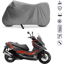 Teksin Kymco Dt X360 Çantalı Motosiklet Brandası 4 Mevsim Su Geçirmez Motor Brandası