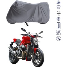 Teksin Ducati Monster 1200 R Çantalı Motosiklet Brandası 4 Mevsim Su Geçirmez Motor Brandası
