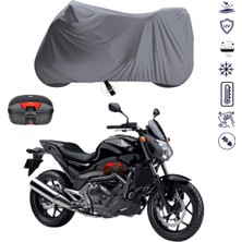 Teksin Honda Nc 750S Dct Çantalı Motosiklet Brandası 4 Mevsim Su Geçirmez Motor Brandası