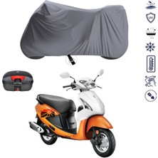 Teksin Hero Pleaureçantalı Motosiklet Brandası 4 Mevsim Su Geçirmez Motor Brandası