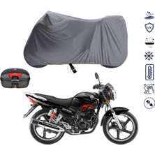 Teksin Asya Ultra 150 Çantalı Motosiklet Brandası 4 Mevsim Su Geçirmez Motor Brandası