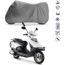 Teksin Kuba Gelli 125 Çantalı Motosiklet Brandası 4 Mevsim Su Geçirmez Motor Brandası