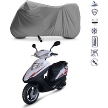 Teksin Kuba Hasat 100 Çantalı Motosiklet Brandası 4 Mevsim Su Geçirmez Motor Brandası
