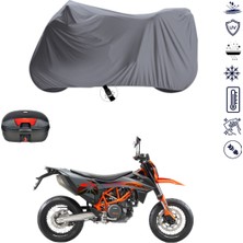 Teksin Ktm 690 Sm Çantalı Motosiklet Brandası 4 Mevsim Su Geçirmez Motor Brandası