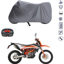 Teksin Ktm 690 Enduro Çantalı Motosiklet Brandası 4 Mevsim Su Geçirmez Motor Brandası