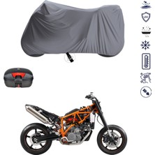 Teksin Ktm 990 Supermoto R Çantalı Motosiklet Brandası 4 Mevsim Su Geçirmez Motor Brandası