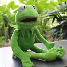 ThreeMB Toys Susam Sokağı Yüksek Kalite Peluş Kurbağa Kermit