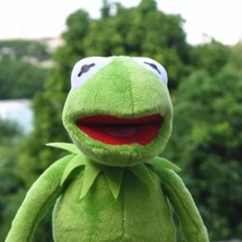 ThreeMB Toys Susam Sokağı Yüksek Kalite Peluş Kurbağa Kermit