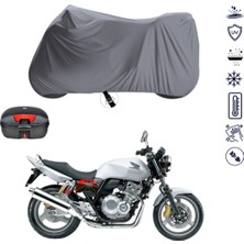 Teksin Honda Cb 900 Boldor Çantalı Motosiklet Brandası 4 Mevsim Su Geçirmez Motor Brandası